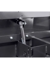 Weather Guard Saddle Box, Aluminum, Full Low Profile, Gunmetal Gray, 11.0 cu ft                                     - 121-6-04 - Image 5