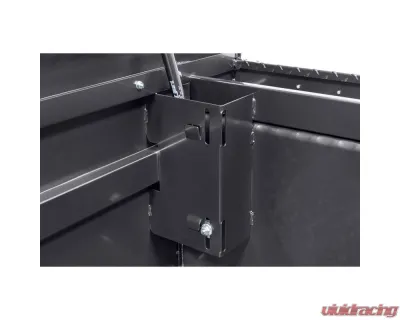 Weather Guard Saddle Box, Aluminum, Full Low Profile, Gunmetal Gray, 11.0 cu ft - 121-6-04