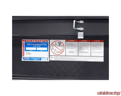 Weather Guard Saddle Box, Aluminum, Full Low Profile, Gunmetal Gray, 11.0 cu ft - 121-6-04