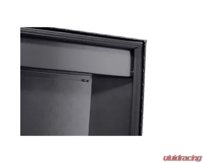 Weather Guard Saddle Box, Aluminum, Full Low Profile, Gunmetal Gray, 11.0 cu ft - 121-6-04