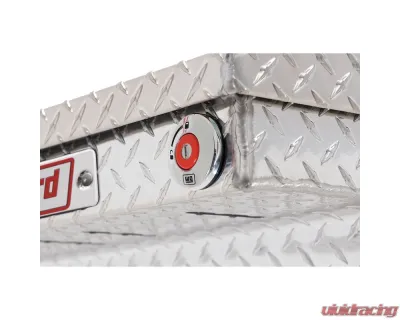 Weather Guard Saddle Box, Aluminum, Full Deep, Clear, 15.0 cu ft - 123-0-04