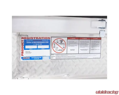 Weather Guard Saddle Box, Aluminum, Full Deep, Clear, 15.0 cu ft - 123-0-04