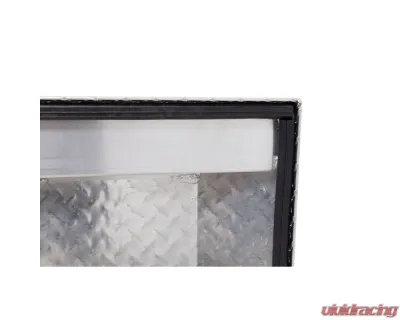 Weather Guard Saddle Box, Aluminum, Full Deep, Clear, 15.0 cu ft - 123-0-04