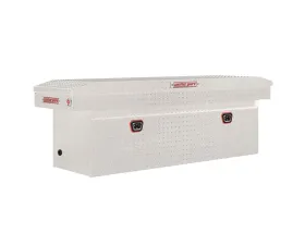 Weather Guard Saddle Box, Aluminum, Full Deep, Clear, 15.0 cu ft