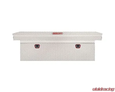 Weather Guard Saddle Box, Aluminum, Full Deep, Clear, 15.0 cu ft - 123-0-04