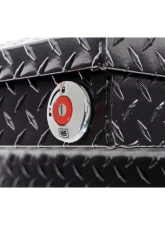 Weather Guard Saddle Box, Aluminum, Full Deep, Gloss Black, 15.0 cu ft                                     - 123-5-04 - Image 4