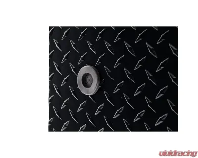 Weather Guard Saddle Box, Aluminum, Full Deep, Gloss Black, 15.0 cu ft - 123-5-04