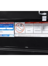 Weather Guard Saddle Box, Aluminum, Full Deep, Gloss Black, 15.0 cu ft                                     - 123-5-04 - Image 9