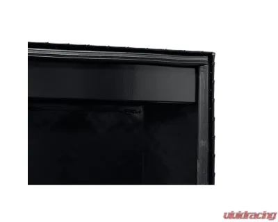 Weather Guard Saddle Box, Aluminum, Full Deep, Gloss Black, 15.0 cu ft - 123-5-04