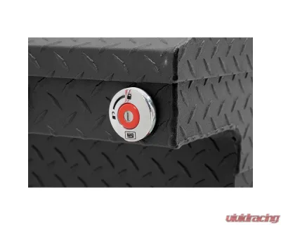 Weather Guard Saddle Box, Aluminum, Full Deep, Textured Matte Black, 15.0 cu ft - 123-52-04