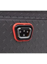 Weather Guard Saddle Box, Aluminum, Full Deep, Textured Matte Black, 15.0 cu ft                                     - 123-52-04 - Image 10