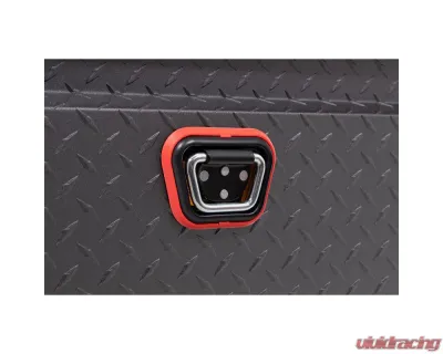 Weather Guard Saddle Box, Aluminum, Full Deep, Textured Matte Black, 15.0 cu ft - 123-52-04