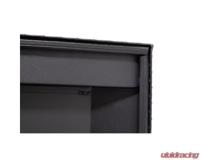 Weather Guard Saddle Box, Aluminum, Full Deep, Textured Matte Black, 15.0 cu ft - 123-52-04