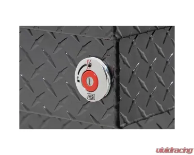 Weather Guard Saddle Box, Aluminum, Full Deep, Gunmetal Gray, 15.0 cu ft - 123-6-04