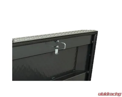 Weather Guard Saddle Box, Aluminum, Full Deep, Gunmetal Gray, 15.0 cu ft - 123-6-04