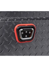 Weather Guard Saddle Box, Aluminum, Full Deep, Gunmetal Gray, 15.0 cu ft                                     - 123-6-04 - Image 9