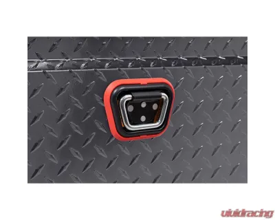 Weather Guard Saddle Box, Aluminum, Full Deep, Gunmetal Gray, 15.0 cu ft - 123-6-04