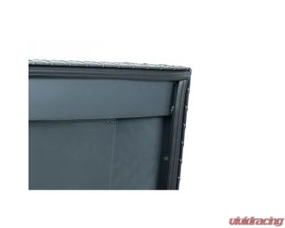 Weather Guard Saddle Box, Aluminum, Full Deep, Gunmetal Gray, 15.0 cu ft - 123-6-04