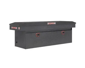 Weather Guard Saddle Box, Aluminum, Full Deep, Gunmetal Gray, 15.0 cu ft