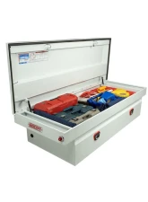 Weather Guard Saddle Box, Steel, Full Standard, White, 11.0  cu ft                                     - 126-3-04 - Image 8