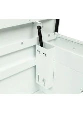 Weather Guard Saddle Box, Steel, Full Standard, White, 11.0  cu ft                                     - 126-3-04 - Image 4