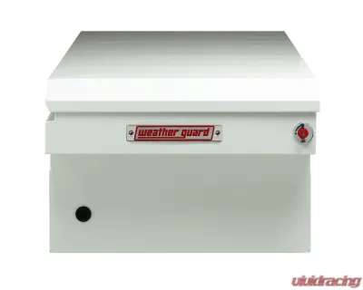 Weather Guard Saddle Box, Steel, Full Standard, White, 11.0  cu ft - 126-3-04