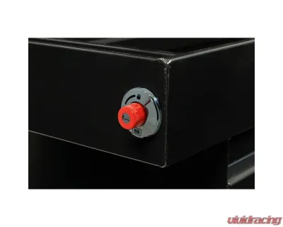 Weather Guard Saddle Box, Steel, Full Standard, Gloss Black, 11.0 cu ft - 126-5-04