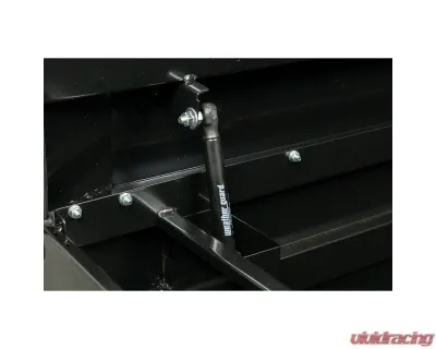 Weather Guard Saddle Box, Steel, Full Standard, Gloss Black, 11.0 cu ft - 126-5-04