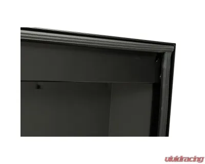 Weather Guard Saddle Box, Steel, Full Standard, Gloss Black, 11.0 cu ft - 126-5-04