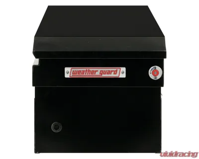 Weather Guard Saddle Box, Steel, Full Standard, Gloss Black, 11.0 cu ft - 126-5-04