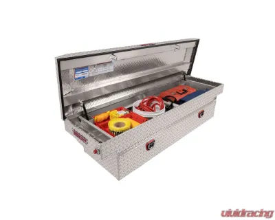 Weather Guard Saddle Box, Aluminum, Full Standard, Clear, 11.0 cu ft - 127-0-04