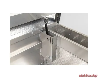 Weather Guard Saddle Box, Aluminum, Full Standard, Clear, 11.0 cu ft - 127-0-04