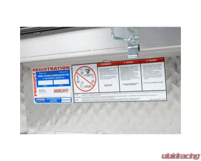 Weather Guard Saddle Box, Aluminum, Full Standard, Clear, 11.0 cu ft - 127-0-04