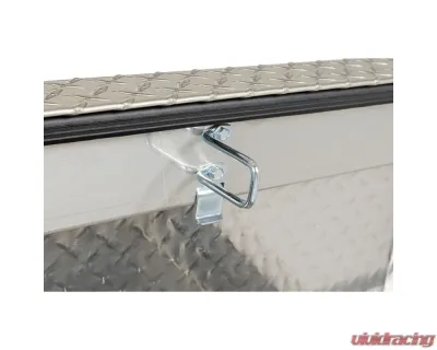 Weather Guard Saddle Box, Aluminum, Full Standard, Clear, 11.0 cu ft - 127-0-04