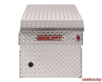 Weather Guard Saddle Box, Aluminum, Full Standard, Clear, 11.0 cu ft - 127-0-04