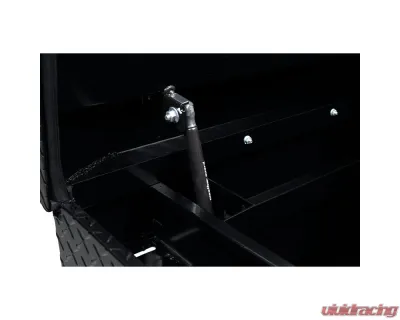 Weather Guard Saddle Box, Aluminum, Full Standard, Gloss Black, 11.0 cu ft - 127-5-04