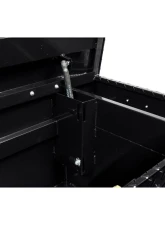 Weather Guard Saddle Box, Aluminum, Full Standard, Gloss Black, 11.0 cu ft                                     - 127-5-04 - Image 5