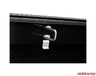 Weather Guard Saddle Box, Aluminum, Full Standard, Gloss Black, 11.0 cu ft - 127-5-04