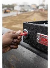 Weather Guard Saddle Box, Aluminum, Full Standard, Textured Matte Black, 11.0 cu ft                                     - 127-52-04 - Image 12