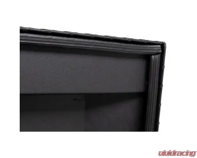 Weather Guard Saddle Box, Aluminum, Full Standard, Textured Matte Black, 11.0 cu ft - 127-52-04