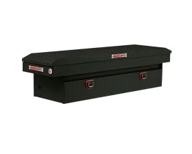 Weather Guard Saddle Box, Aluminum, Full Standard, Textured Matte Black, 11.0 cu ft