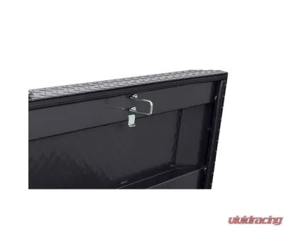 Weather Guard Saddle Box, Aluminum, Full Standard, Gunmetal Gray, 11.0 cu ft - 127-6-04