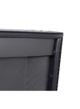 Weather Guard Saddle Box, Aluminum, Full Standard, Gunmetal Gray, 11.0 cu ft                                     - 127-6-04 - Image 4