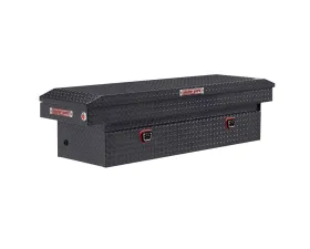 Weather Guard Saddle Box, Aluminum, Full Standard, Gunmetal Gray, 11.0 cu ft