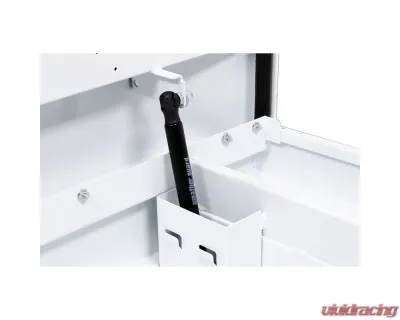 Weather Guard Saddle Box, Steel, Full Deep, White, 15.0 cu ft - 128-3-04