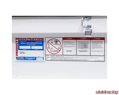 Weather Guard Saddle Box, Steel, Full Deep, White, 15.0 cu ft - 128-3-04