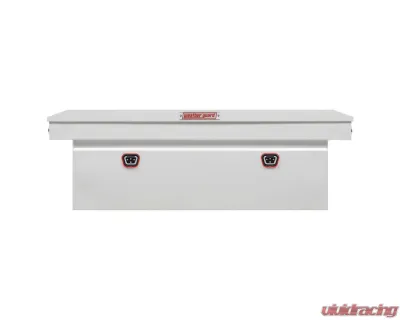 Weather Guard Saddle Box, Steel, Full Deep, White, 15.0 cu ft - 128-3-04