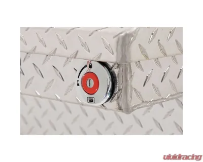 Weather Guard Saddle Box, Aluminum, Compact Low Profile, Clear, 8.0 cu ft - 131-0-04