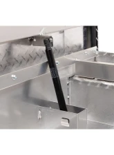 Weather Guard Saddle Box, Aluminum, Compact Low Profile, Clear, 8.0 cu ft                                     - 131-0-04 - Image 9