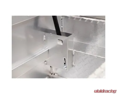 Weather Guard Saddle Box, Aluminum, Compact Low Profile, Clear, 8.0 cu ft - 131-0-04